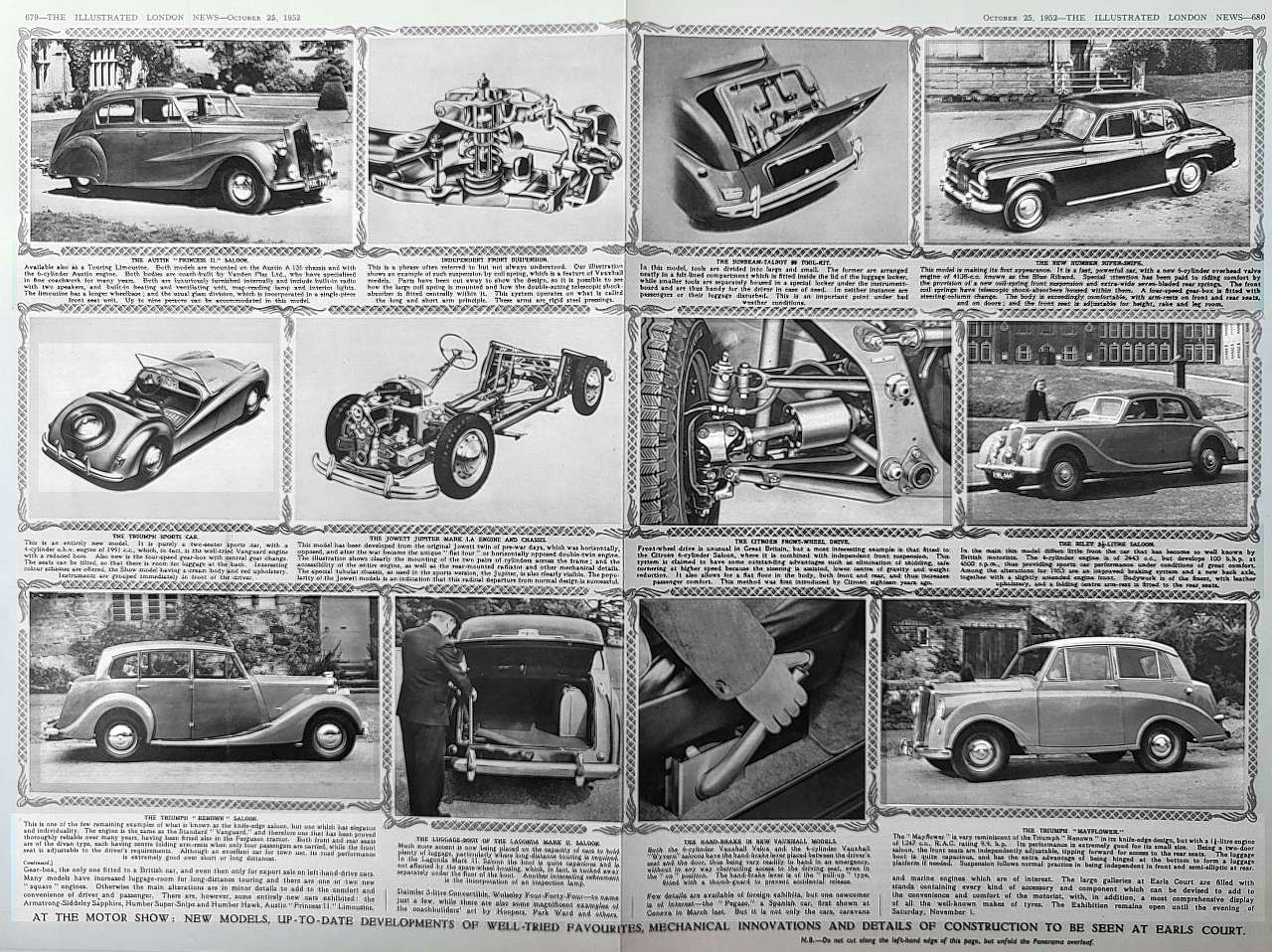 construction 1952 motor show